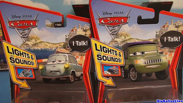 Lights Sounds Miles Axlerod CARS 2 ProfessorZ Diecast Disney Talking toys review by Blucollection