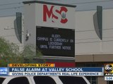 False alarm at Valley school