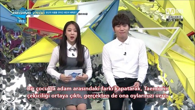 [140821 TR ALTYAZI] Taemin - M!Countdown Begins Part 3