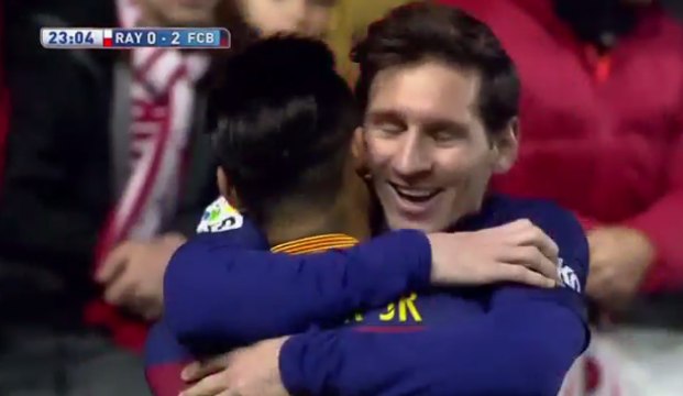 リオネル・メッシ ハットトリック☆ ラージョ・バジェカーノ vs FCバルセロナ（リーガ・エスパニョーラ2016.0303）