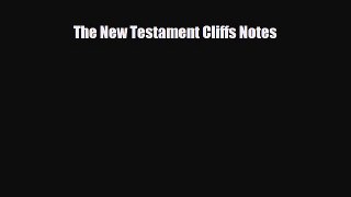 Download The New Testament Cliffs Notes Read Online