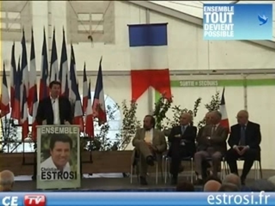 LÉGISLATIVES st Martin Vesubie CHRISTIAN ESTROSI