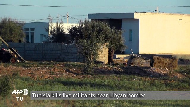 Tunisia kills five militants near Libyan border