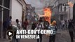 Anti-gov't demos in Venezuela turns violent