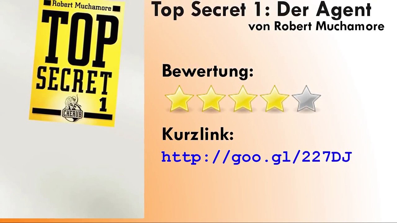 Videorezension: "Top Secret 1: Der Agent" von Robert Muchamore