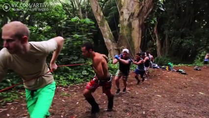 Крутые прыжки с тарзанкой