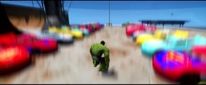 Nursery Rhymes - 25 Multi Colors Mcqueen Cars SMASHED BY HULK! Dinoco Ramone Disney Pixar Cars HD