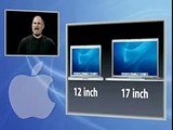 Steve Jobs introduces aluminium 15-inch PowerBook - Apple Paris Expo 03 excerpt (2003)