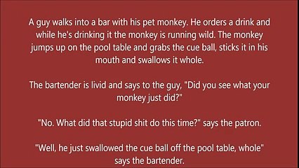 Monkey Stuff Joke