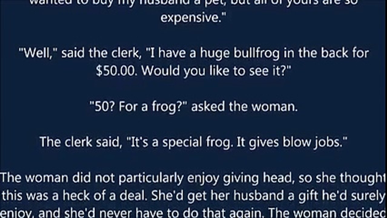 Sexual Frog Joke