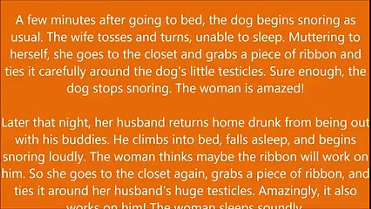 Stop Your Snoring Joke