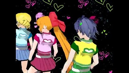(MMD) Powerpuff girls z - numa numa