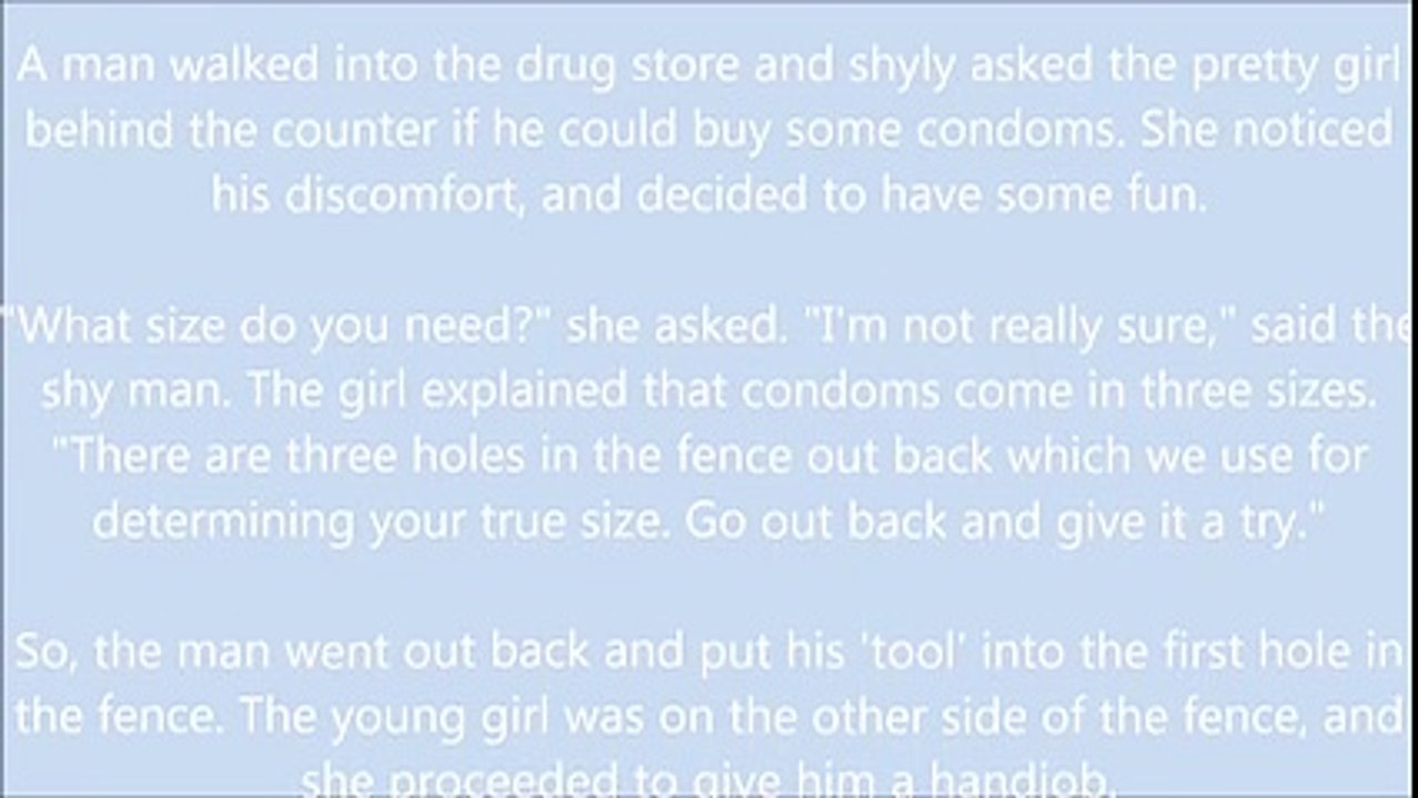 The Condom Sizer Joke
