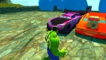 Hulk smash Boost and Snot Rod Disney cars maple valley raceway hickory dickory dock