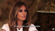 Melania Trump: Él no es racista o anti inmigrantes.