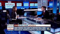 Hillary Clinton Is Projected to Win the Nevada Democratic Caucuses | ABC News