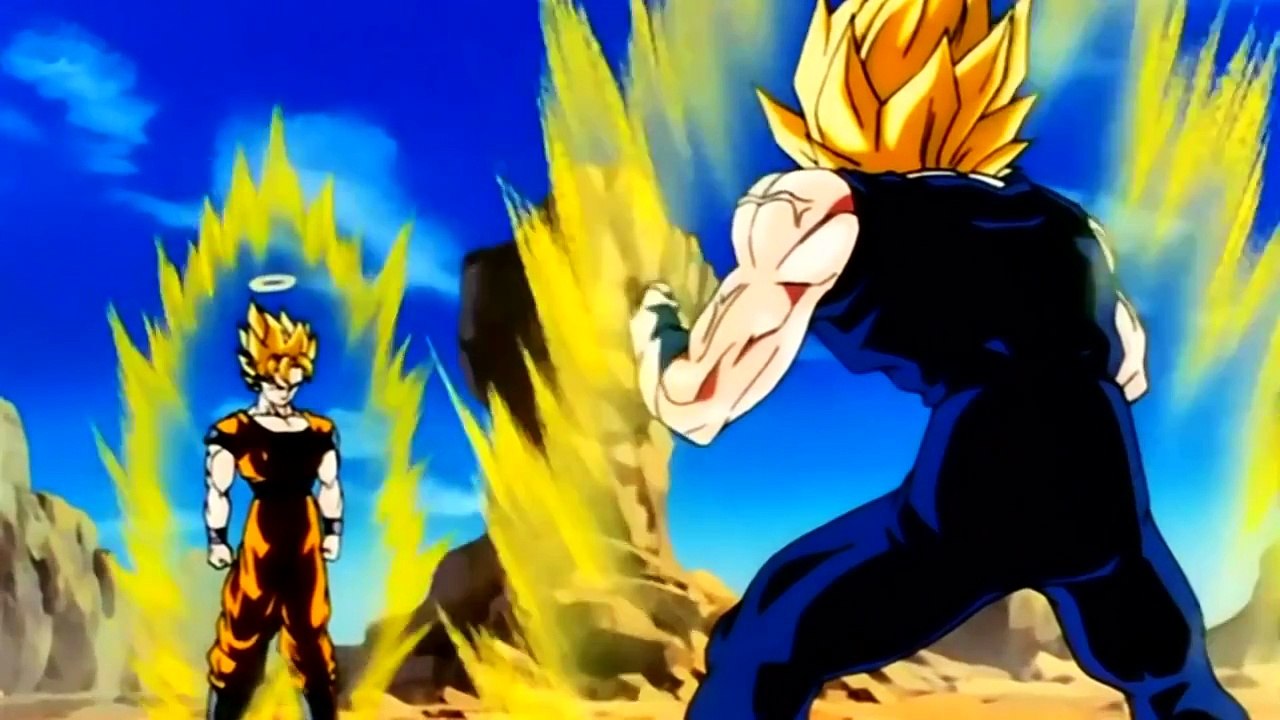 Goku goes Super Saiyan 2 For The First Time (HD)