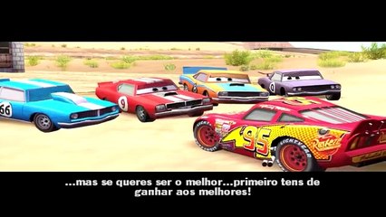 DISNEY CARROS #17 CIRCUITO ORNAMENT VALLEY - RELAMPAGO MCQUEEN - SONNY - BARRY - VINCE - LENNY