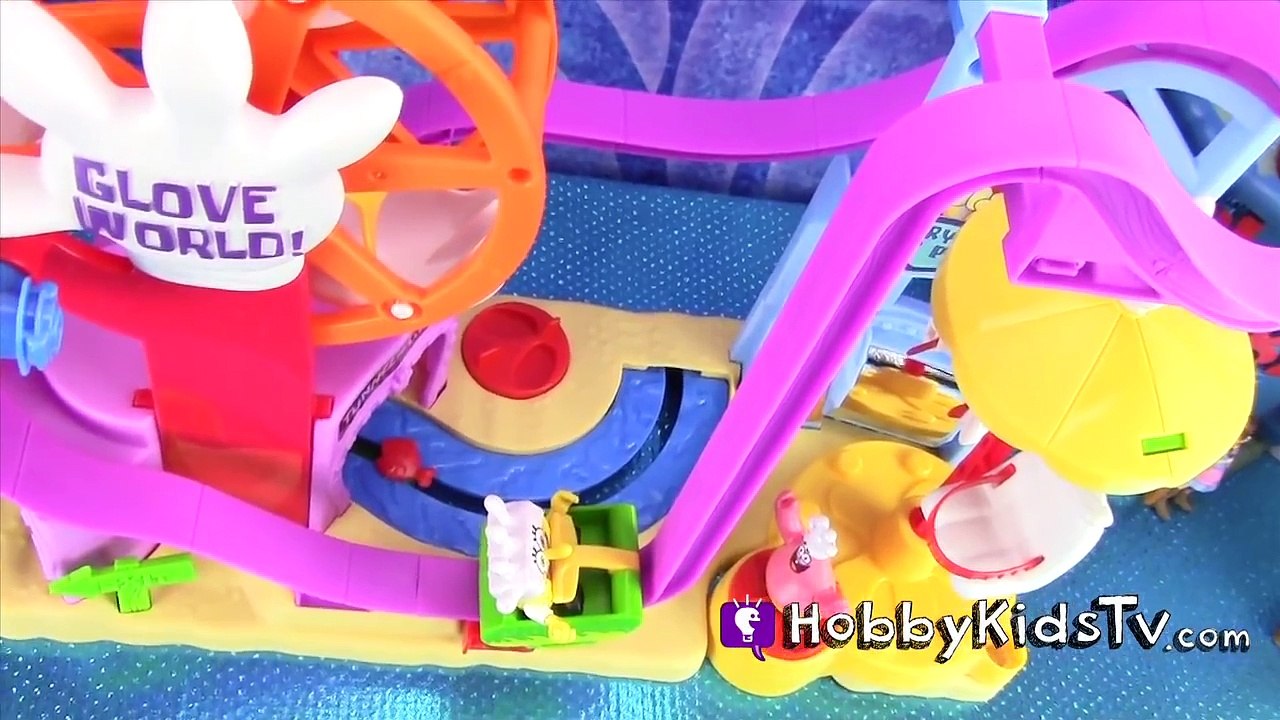 NEW SpongeBob Glove World Toy! Roller Coaster Ride Imaginext Kinder Nickelodeon Ariel Elsa HobbyKid