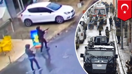 Two female militants shot dead after attacking Turkey police bus