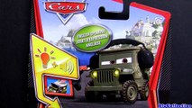 Race Team Sarge with headset Lights and Sounds Diecast Cars 2 Disney Pixar toys by Blucollection