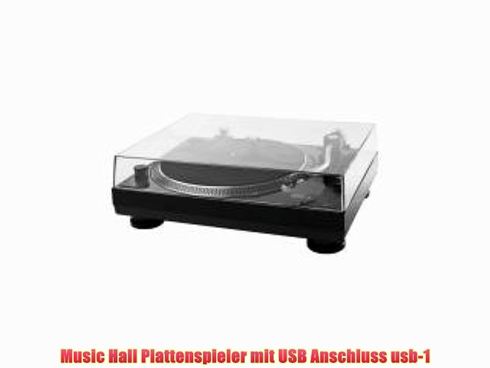 Music Hall Plattenspieler mit USB Anschluss usb-1