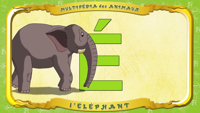 Multipédia des animaux. La lettre É lÉléphant