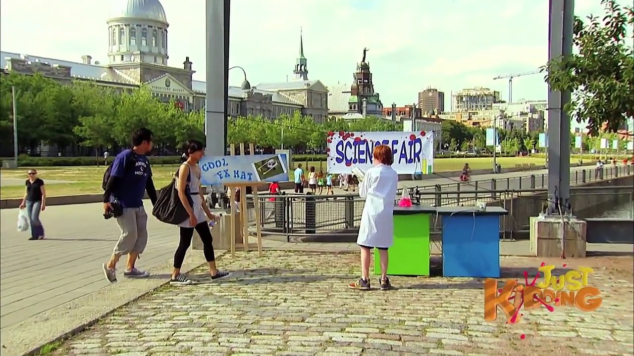 Tricked Water Spray Hat Prank- Just Kidding