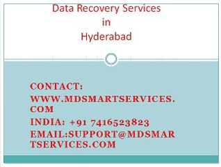 Best Data Recovery Services in Hyderabad at Mdsmartservices.com