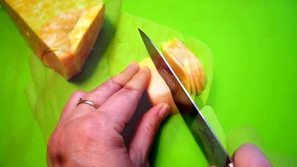 Украшения из сыра! Веер! Decoration of cheese!