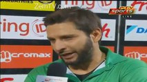 Tears in the Eyes of Shahid Afridi After Losing the Match
