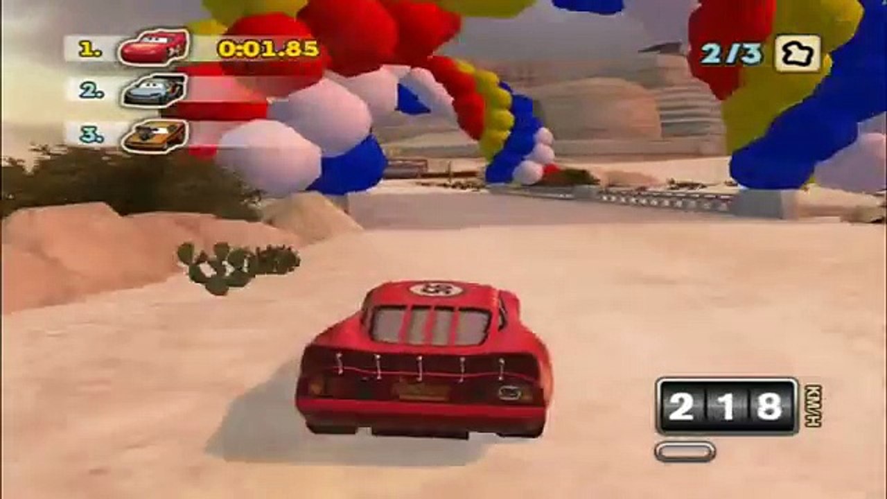 Lightning McQueen RACE VS Otto Von Flasenbottom - Cars: Mater National [Gameplay]