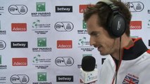 Davis Cup final commentary, courtesy of Andy Murray
