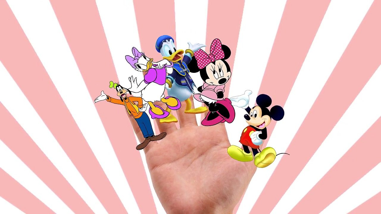 The Finger Family Song | Mickey Mouse Finger Family Song | Nursery Song Donald Goofy Baby Song