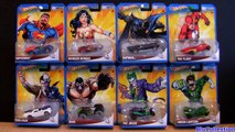 8 DC Universe Hot Wheels Cars Batmobile Superman Bane Joker Flash Wonder Woman DC Comics