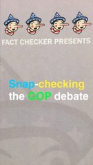 Snap-checking the 11th GOP debate