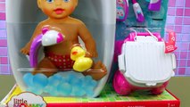 Baby Alive Potty Training & Bath Time with Disney Princess Belle Doll & Bitsy Burpsy Girl