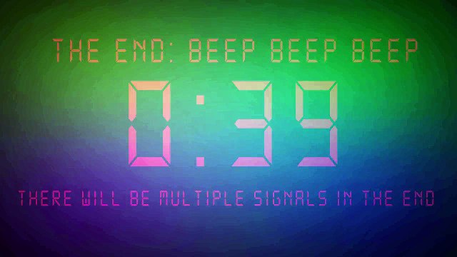 40 seconds Countdown Timer [with alarm] [4k]