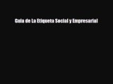 [PDF] Guia de La Etiqueta Social y Empresarial Download Full Ebook