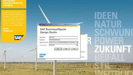 Connect to a universe data source Design Studio 1.2