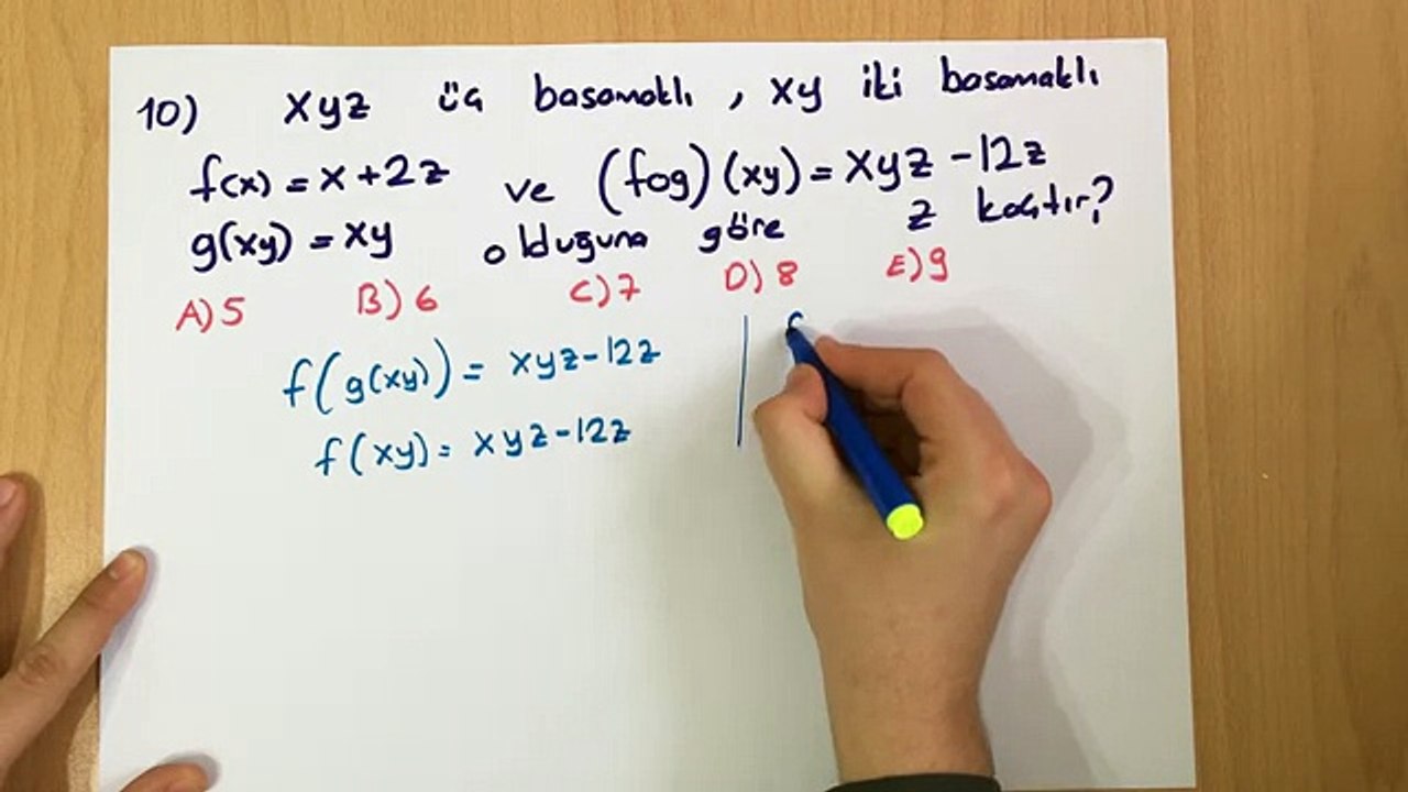 2016 Ygs Meb Deneme - 3 - Soru --10-- Çözmeden Sınava Girmeyin