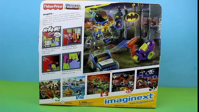Imaginext The Joker's Fun House Joker takes Batman & SpiderCar McQueen Disney Pixar saves Batman