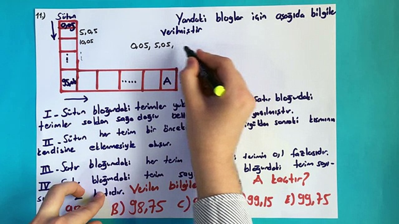 2016 Ygs Meb Deneme _3_ SORU - 11-Zor Sorulardan Bir Tanesi