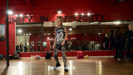 Chris Brown Came To Do Choreography Ft. 11 yr old Taylor Hatala | @AntoineTroupe