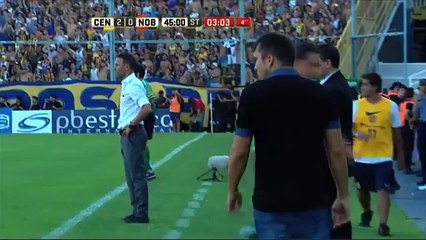 Lo Celso al palo. Central 2 - Newells 0. Fecha 2. Primera División 2015.