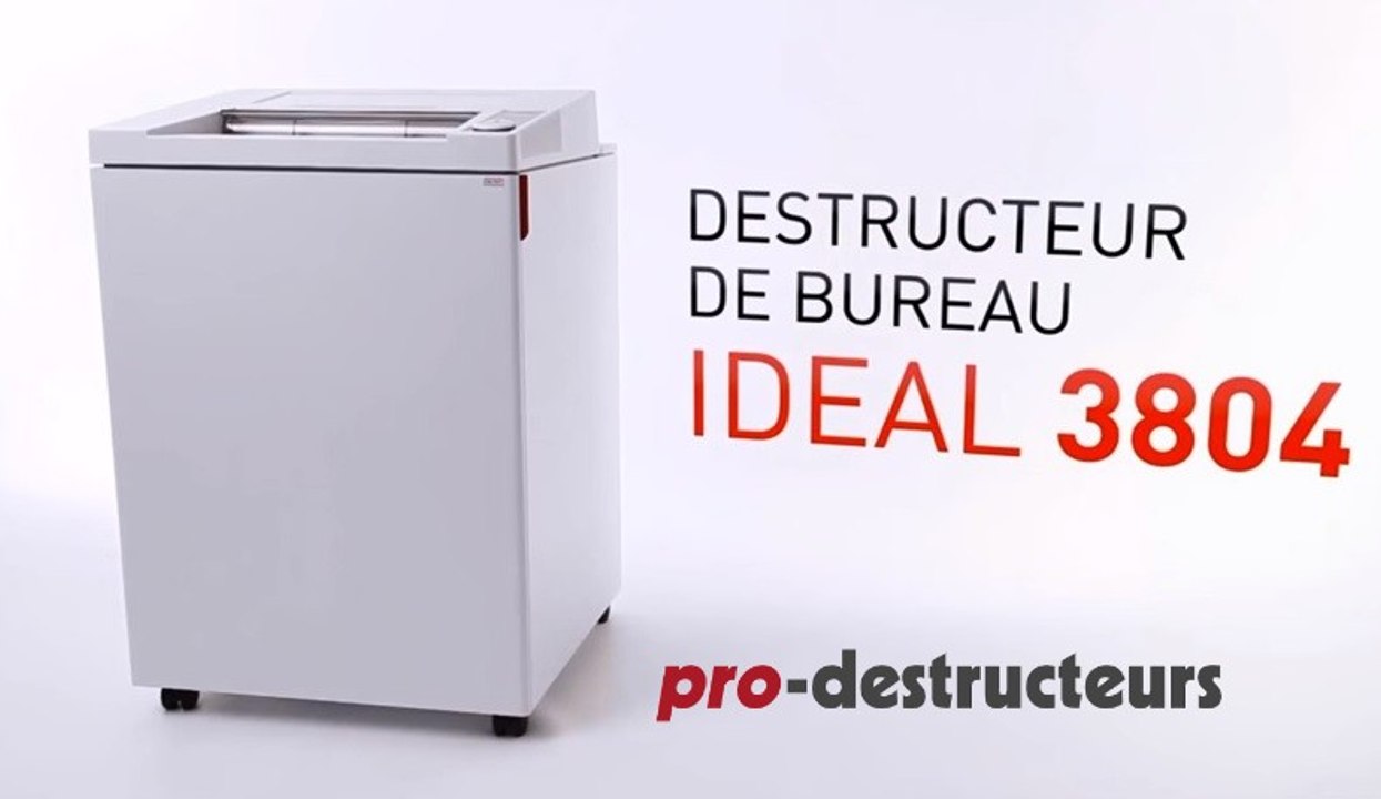 Destructeur de documents IDEAL 3804