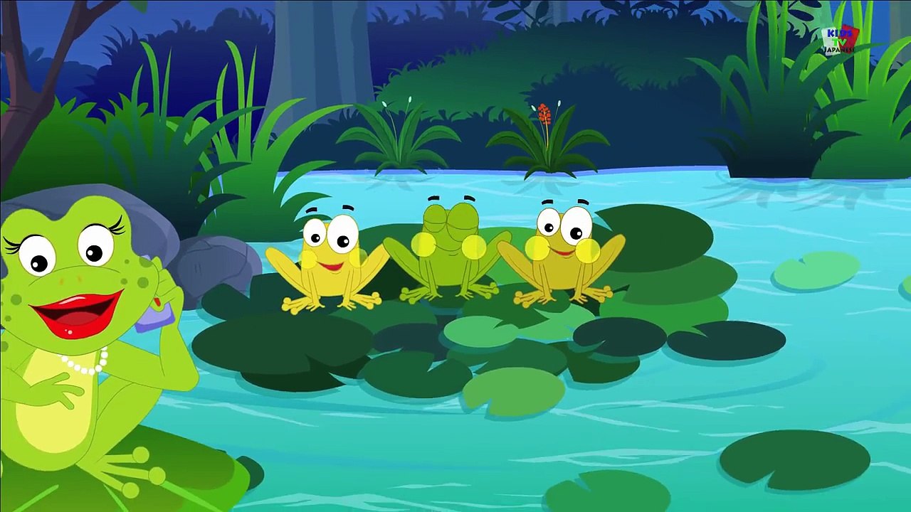 5匹のカエル | Five little froggies