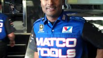 Antron Brown discusses the final race of the 2010 NHRA Full Throttle Drag Racing Series