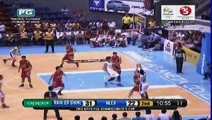 RAIN OR SHINE VS NLEX MARCH 4 2016 SECOND QUARTER