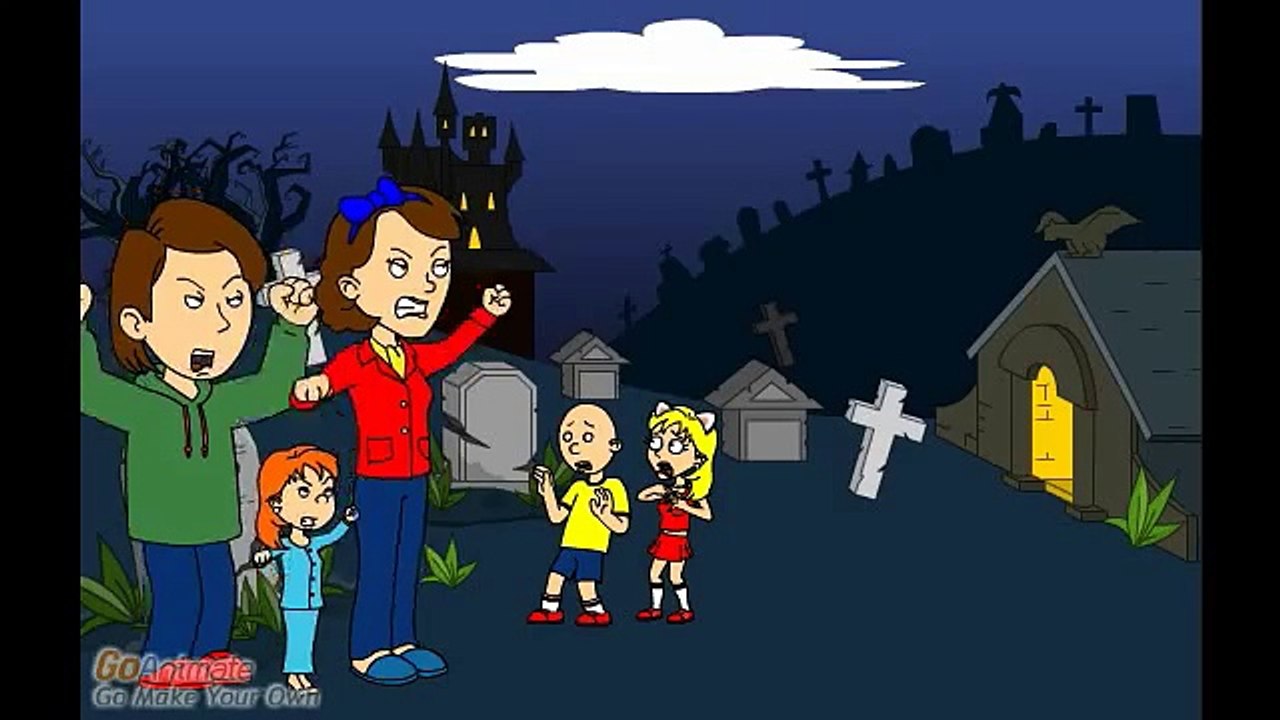 Penelope revives caillou and gets grounded.